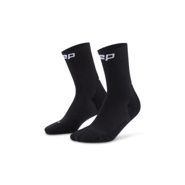 CEP RUN SOCK MID CUT 5.0 BLACK WOMEN