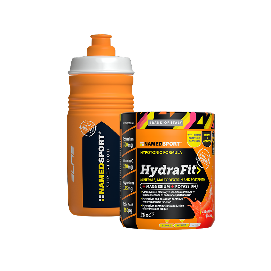 NAMEDSPORT HYDRAFIT RED ORANGE 400G + BOTTLE
