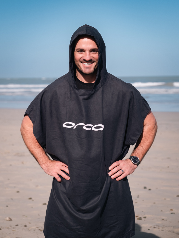 ORCA PONCHO TOWEL BLACK