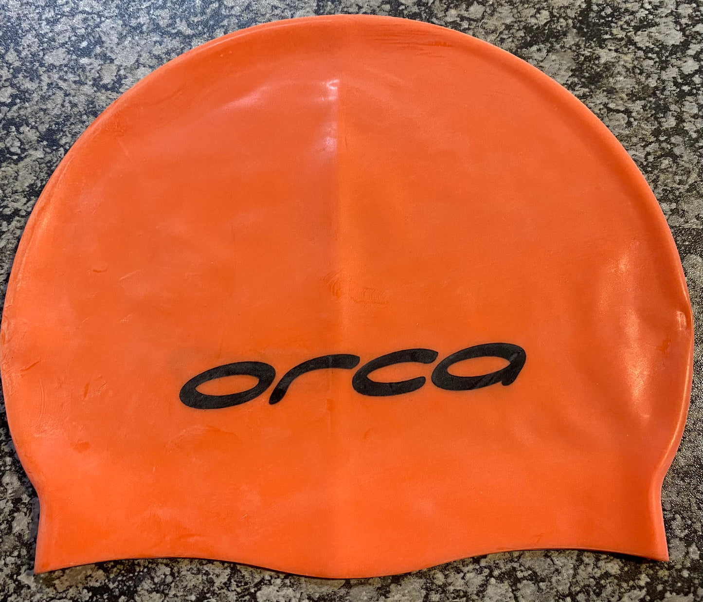 ORCA SILICONE SWIM CAP ORANGE