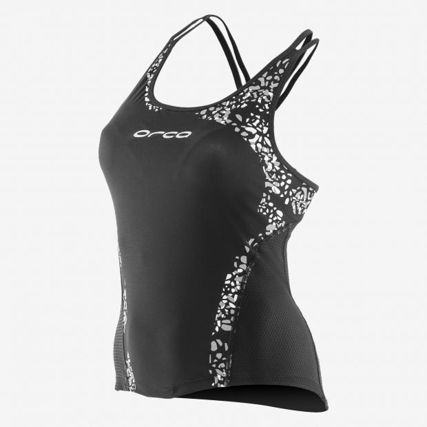 WOMENS 226 SINGLET BK-WH - Fluidlines