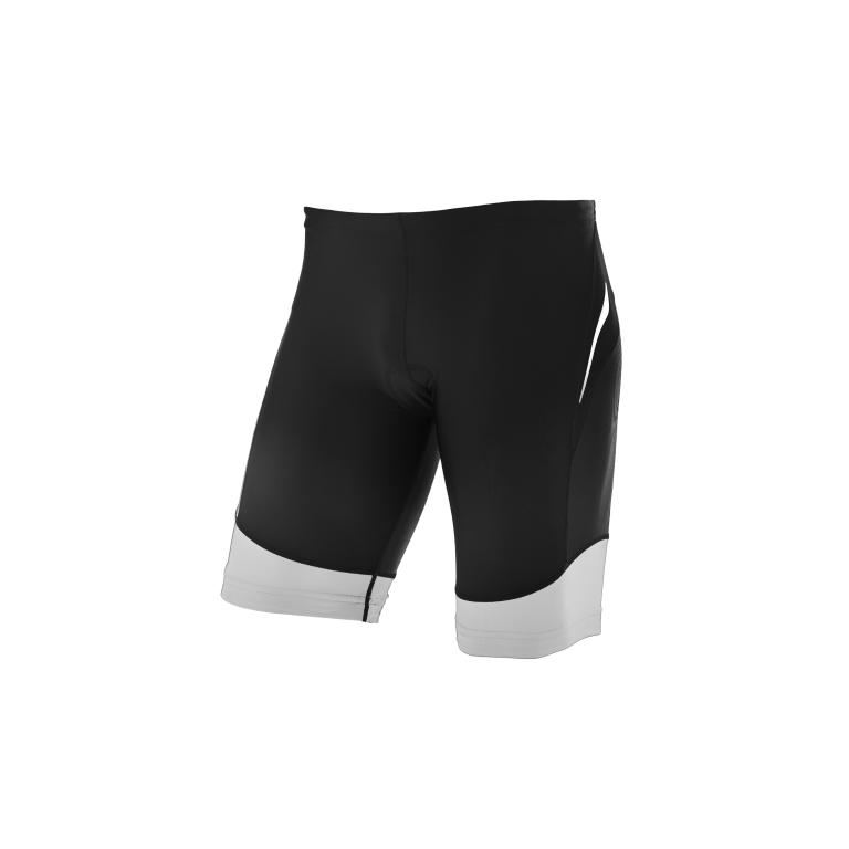 MENS CORE TRI SHORT BK-WH - Fluidlines