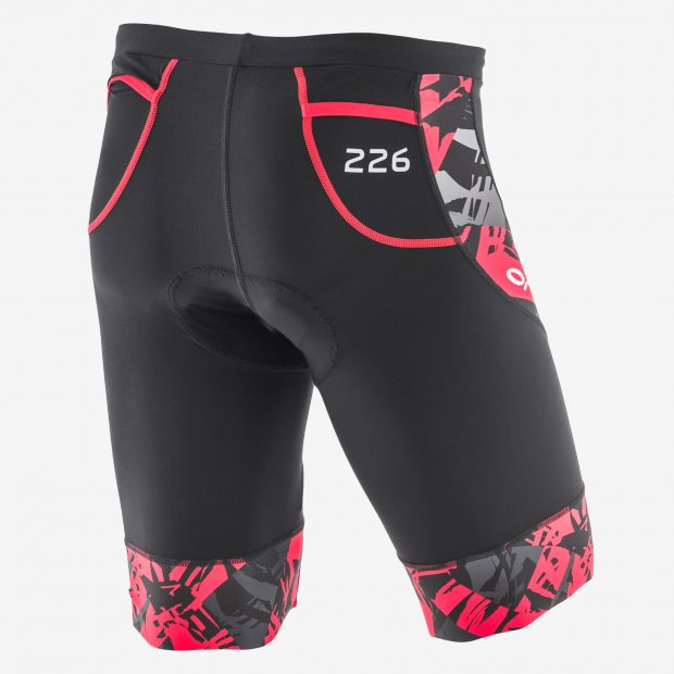 MENS 226 KOMP TRI SHORT BK-RD - Fluidlines