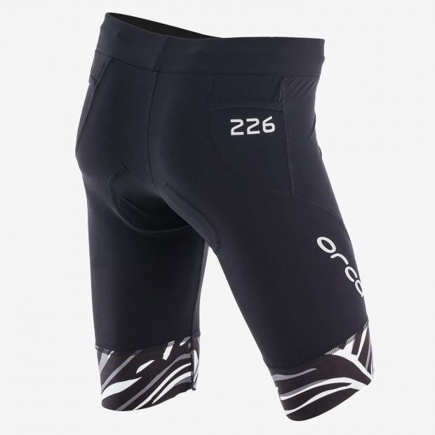 WOMENS 226 TRI SHORT BK-WH - Fluidlines