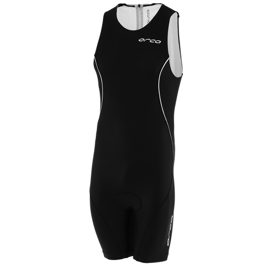 MENS CORE REARZIP TRISUIT BKWH - XS - Fluidlines