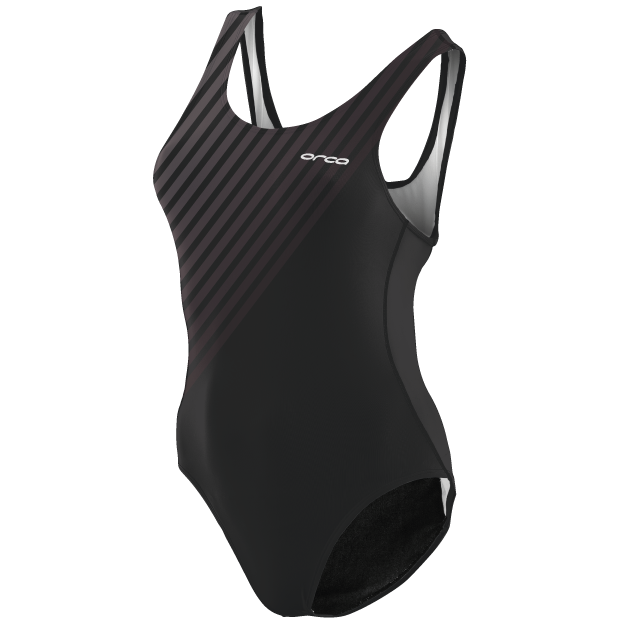 ORCA WOMENS SWIMSUIT BLACK GREY - Fluidlines