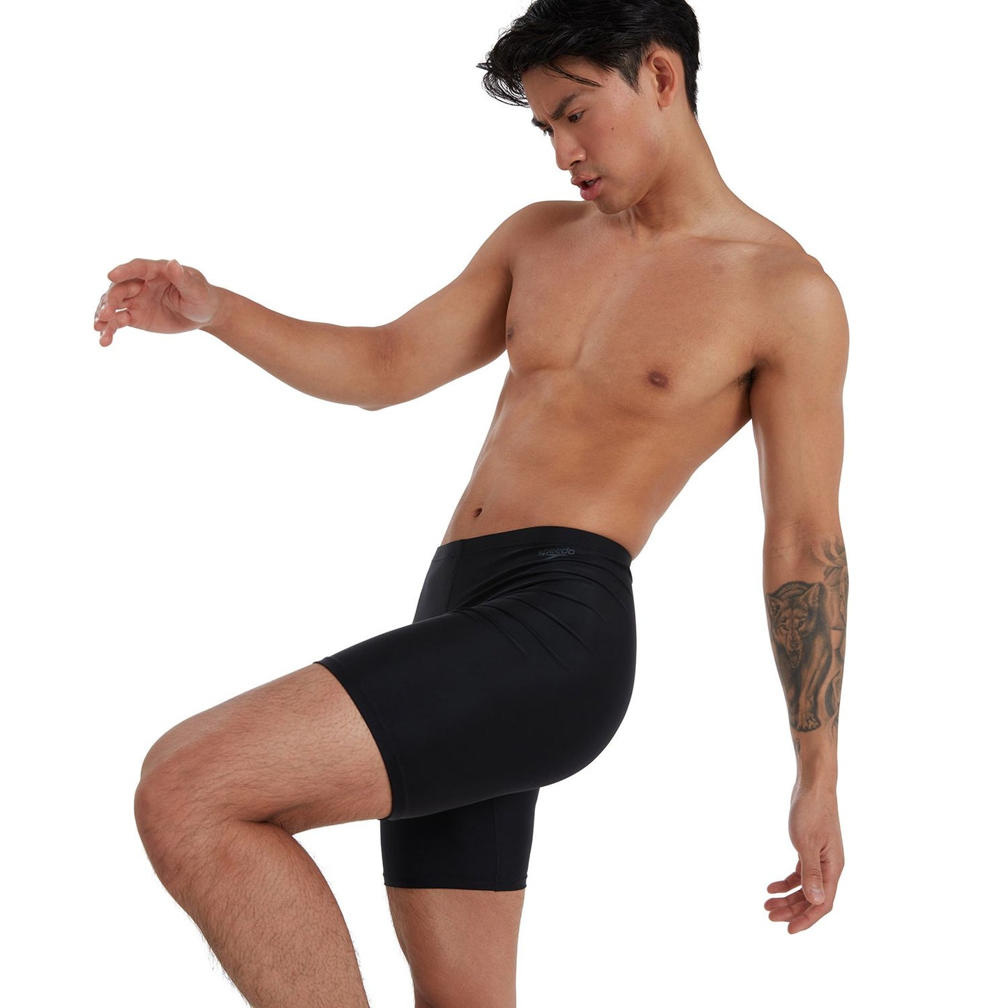 SPEEDO MENS ESSENTIAL ENDURANCE PLUS JAMMER BLACK