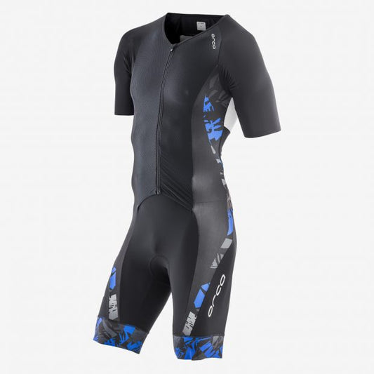 MENS 226 SHORT SLEEVE RACE SUIT BK-BL - Fluidlines