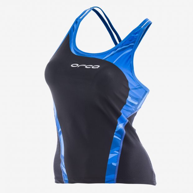 WOMENS 226 SINGLET BK-AQ - Fluidlines