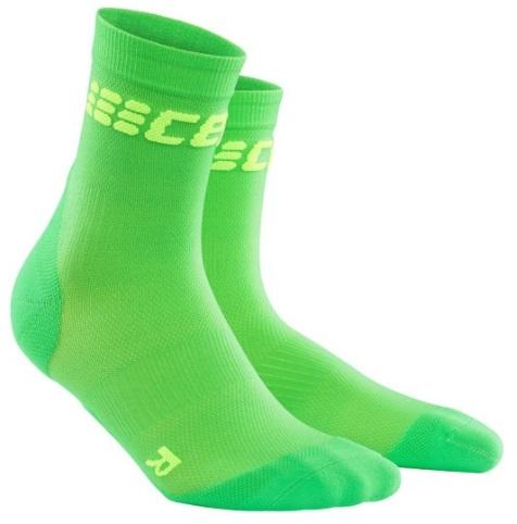 CEP Dynamic+ Ultralight Short Sock Viper/Green Woman - Fluidlines