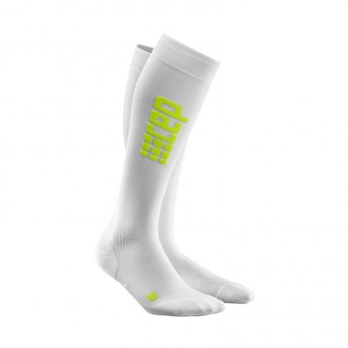 CEP Pro+ Run Ultralight Sock White/Green Men – Fluidlines