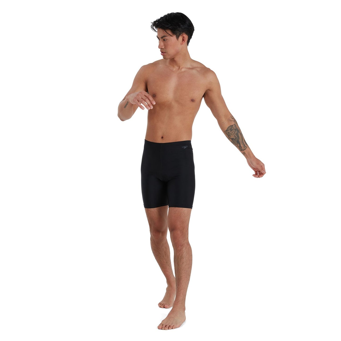 SPEEDO MENS ESSENTIAL ENDURANCE PLUS JAMMER BLACK