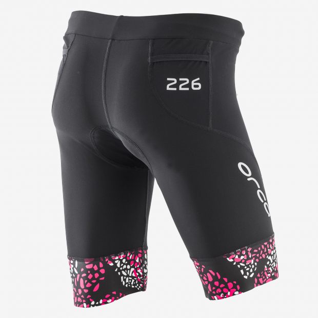 WOMENS 226 TRI SHORTS BK-PK - Fluidlines