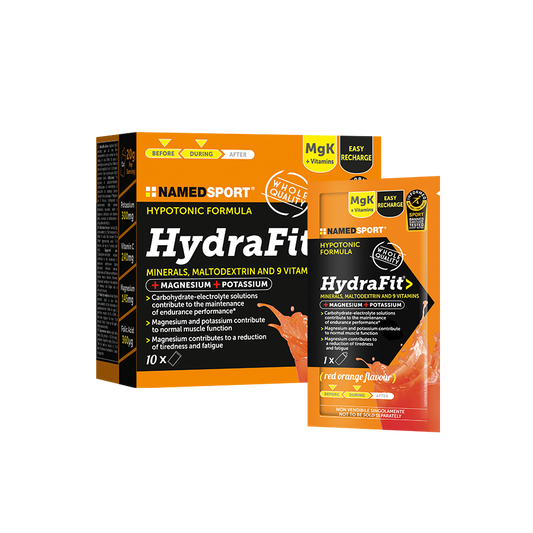 NAMEDSPORT HYDRAFIT RED ORANGE 10 SACHETS