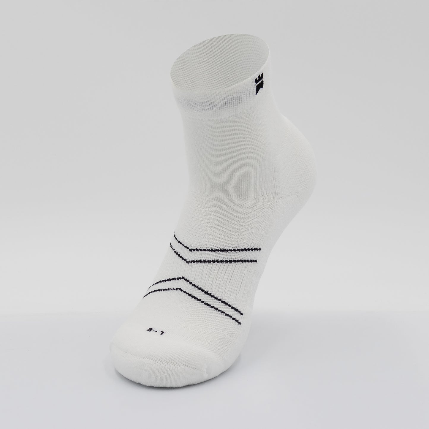 Trainers Plain White & Black