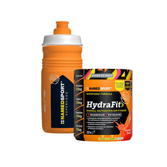 NAMEDSPORT HYDRAFIT RED ORANGE 400G + BOTTLE