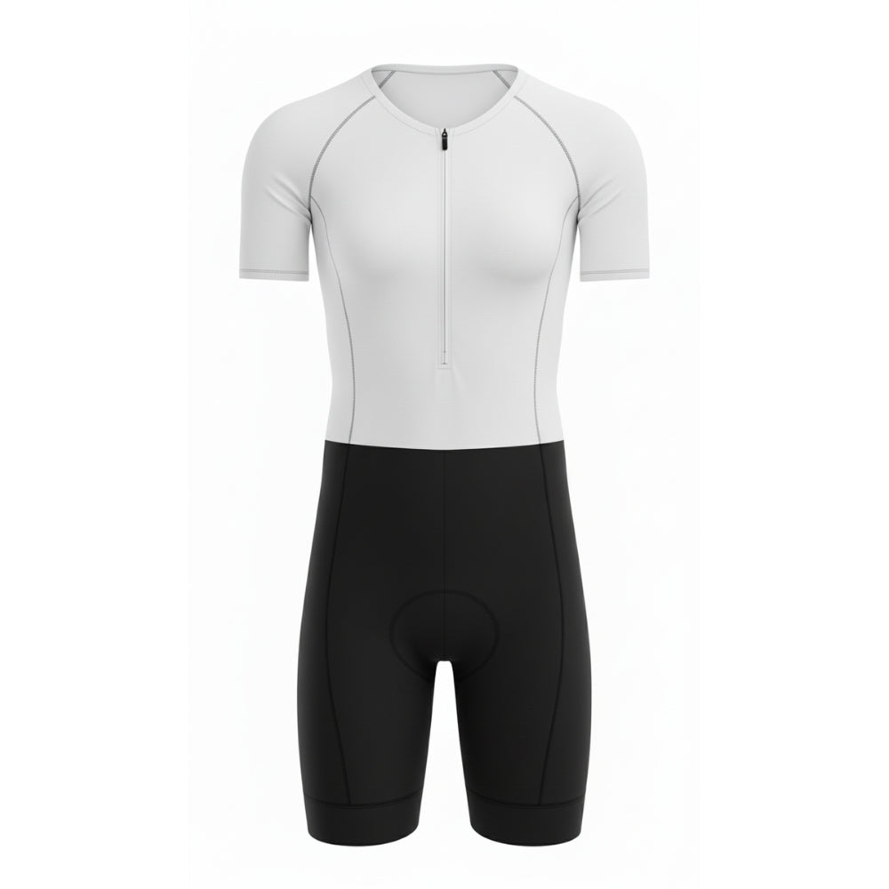 Mens Komsa Swift Tri Suit Short Sleeve Black/White