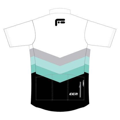 MENS TOUR JERSEY WHITE/GREEN