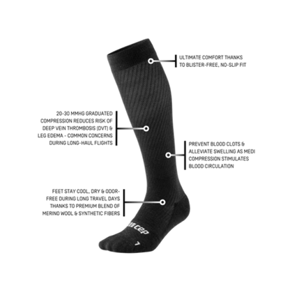 CEP FLIGHT SOCKS BLACK WOMEN