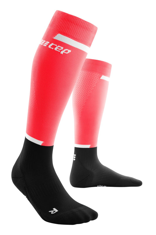 CEP Run Sock Tall 4.0 Pink/Black Women