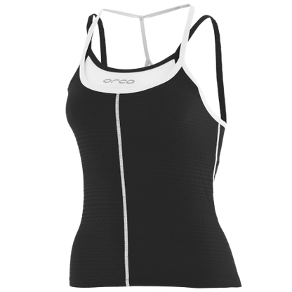 WOMENS 226 SINGLET BK-WH