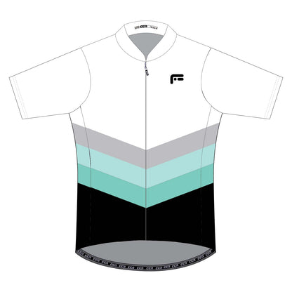 WOMENS TOUR JERSEY WHITE/GREEN