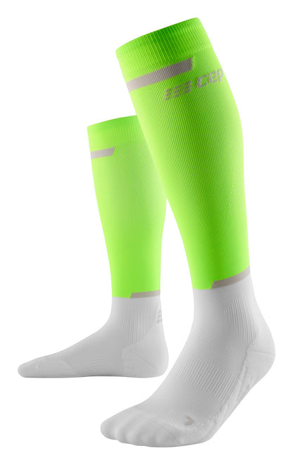 CEP Run Sock Tall 4.0 Green/White Men