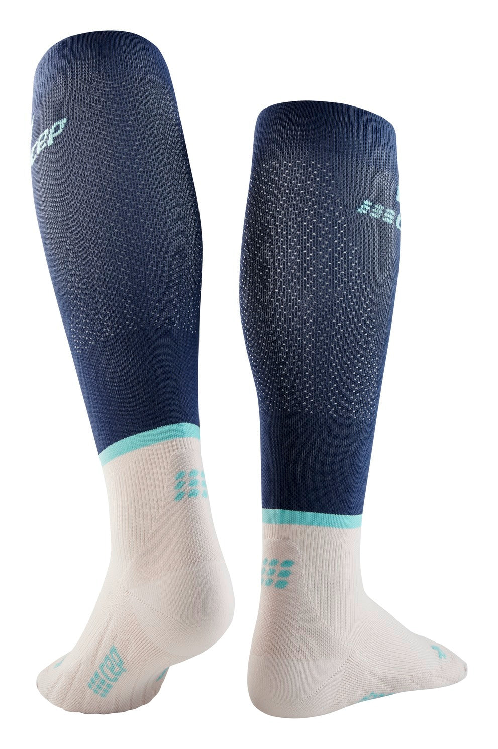 CEP Run Sock Tall 4.0 Blue/Off White Men