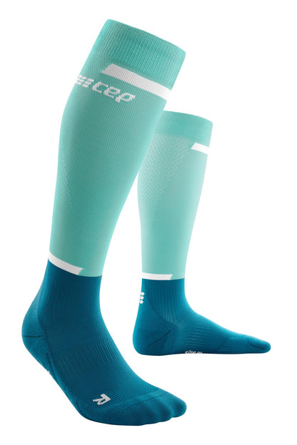 CEP Run Sock Tall 4.0 Ocean/Petrol Women