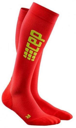 CEP Pro+ Run Ultralight Sock Red/Green Men - Fluidlines