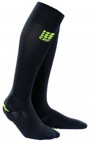 CEP Ortho Ankle Support Sock Black/Green Woman - Fluidlines