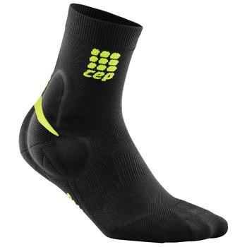 CEP Ortho Ankle Support Short Sock Black/Green Woman - Fluidlines