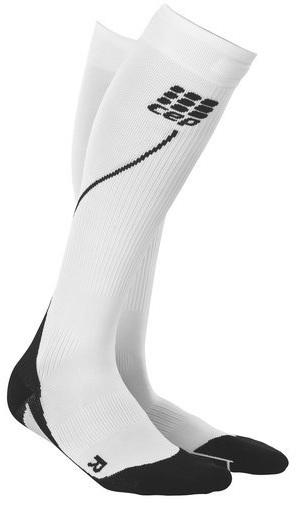 CEP Pro+ Run Sock 2.0 White/Black Men - Fluidlines
