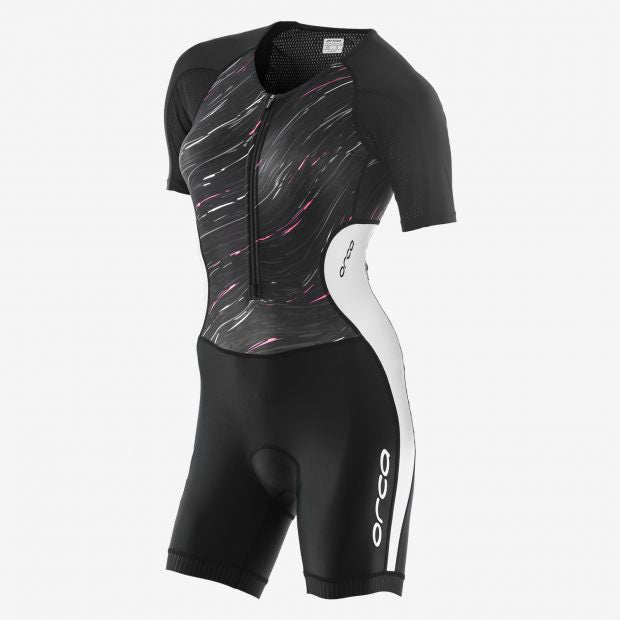 WOMENS CORE SS RACESUIT BKWH - Fluidlines