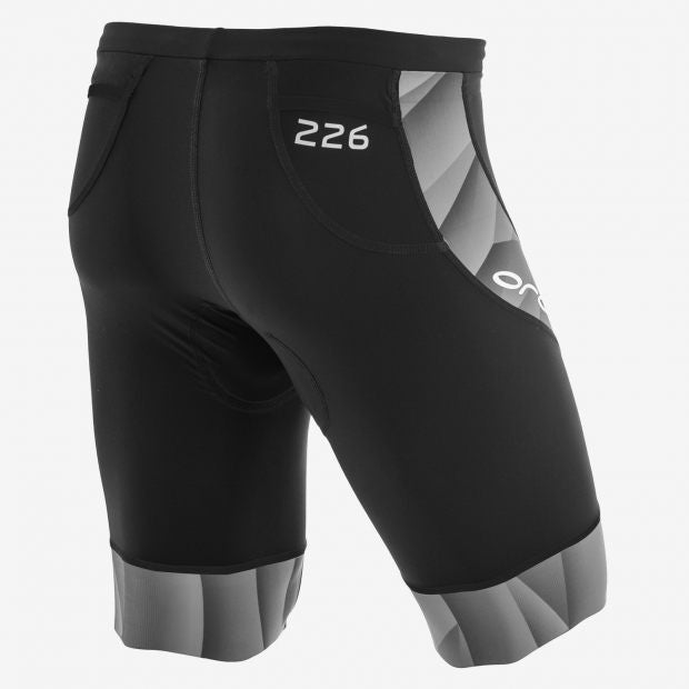 MENS 226 TRI SHORT BK-WH - Fluidlines