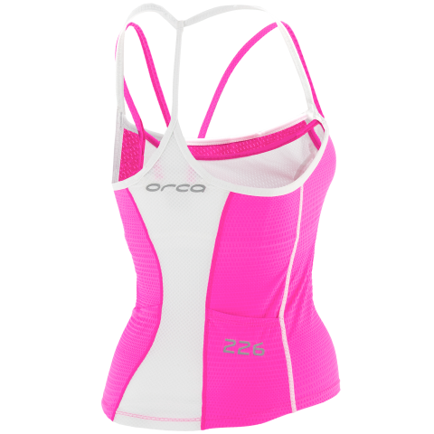 WOMENS 226 SINGLET PP-WH - Fluidlines