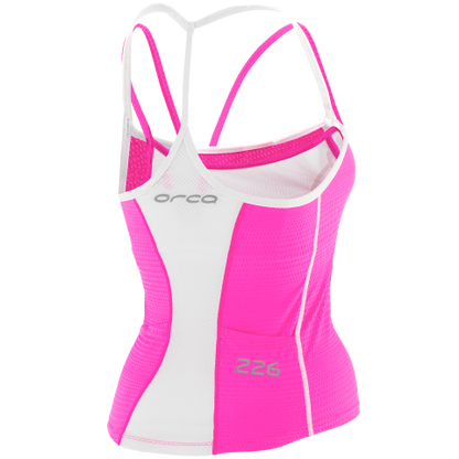 WOMENS 226 SINGLET PP-WH - Fluidlines