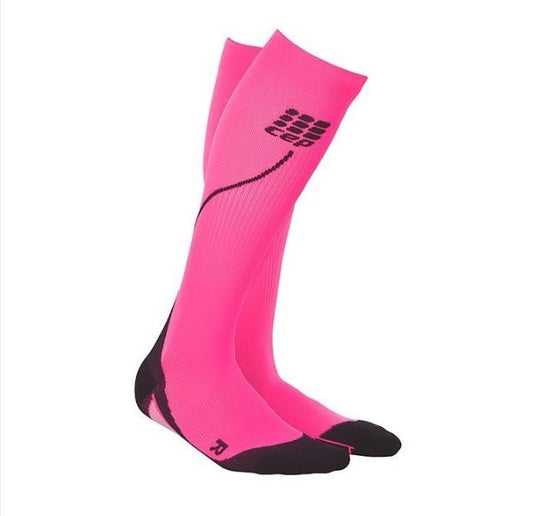 CEP Pro+ Run Sock 2.0 Pink/Black Woman - Fluidlines