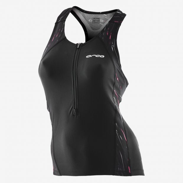 WOMENS CORE SUPPORT SINGLET BKWH - Fluidlines