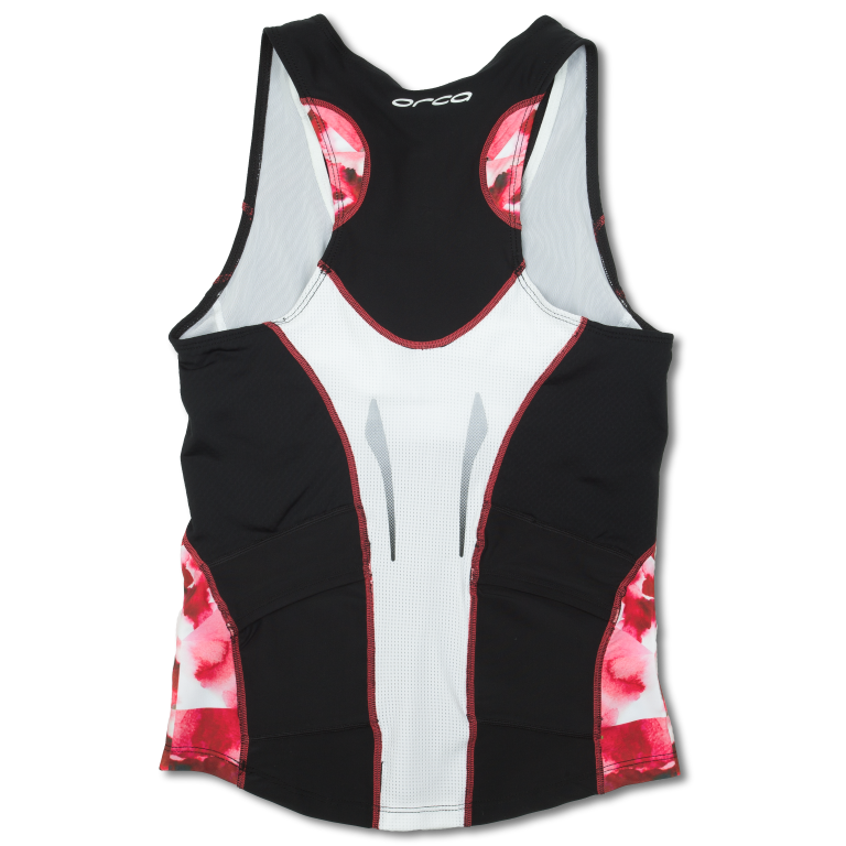 WOMENS CORE SUPPORT SINGLET BK-PK - Fluidlines