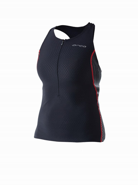 Womens 226 Support Singlet BKWH - Fluidlines