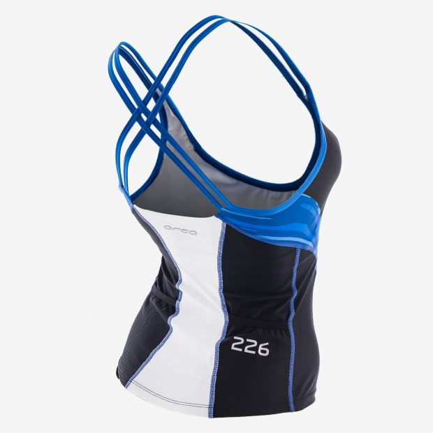 WOMENS 226 SINGLET BK-AQ - Fluidlines