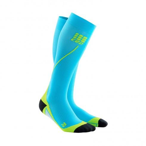 CEP Pro+ Run Sock 2.0 Hawaii Blue/Green Men - Fluidlines