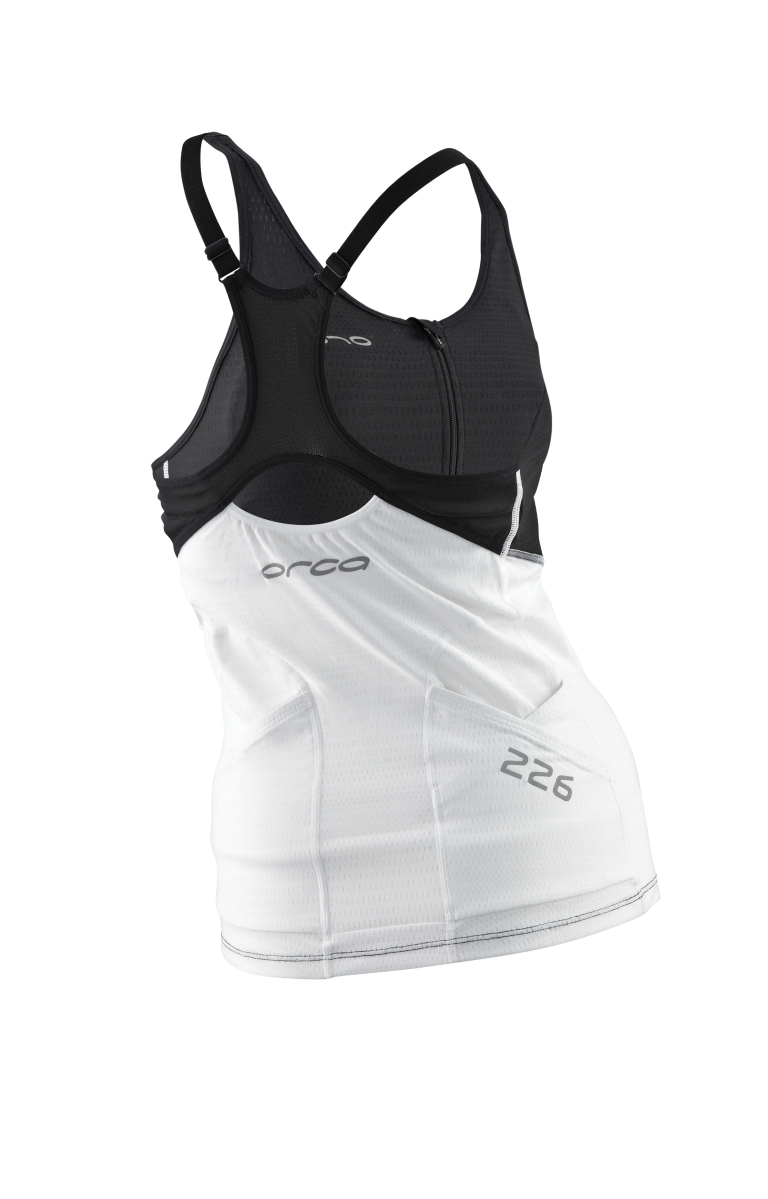 WOMENS 226 SUPPORT SINGLET BKWH - Fluidlines