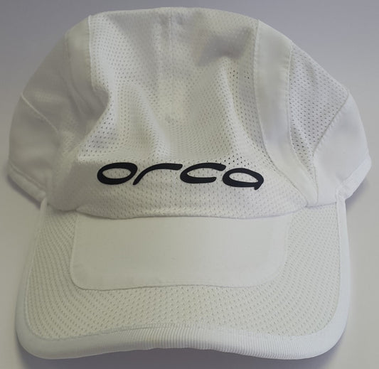 Orca Mesh Run Cap White - Fluidlines