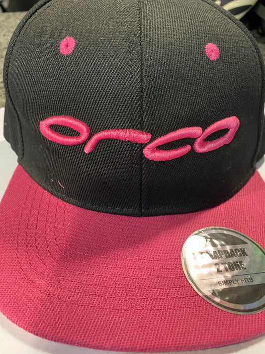 Orca Trucker Snap Back Black Pink