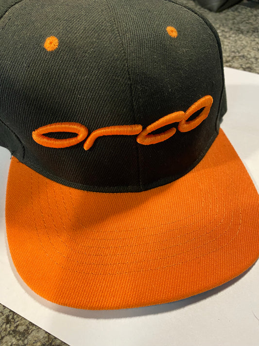 ORCA SNAP BACK CAP BLACK/ORANGE